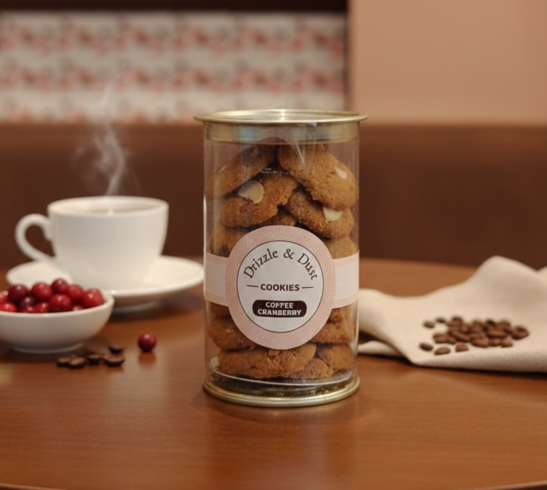 Coffee Cranberry Cookies