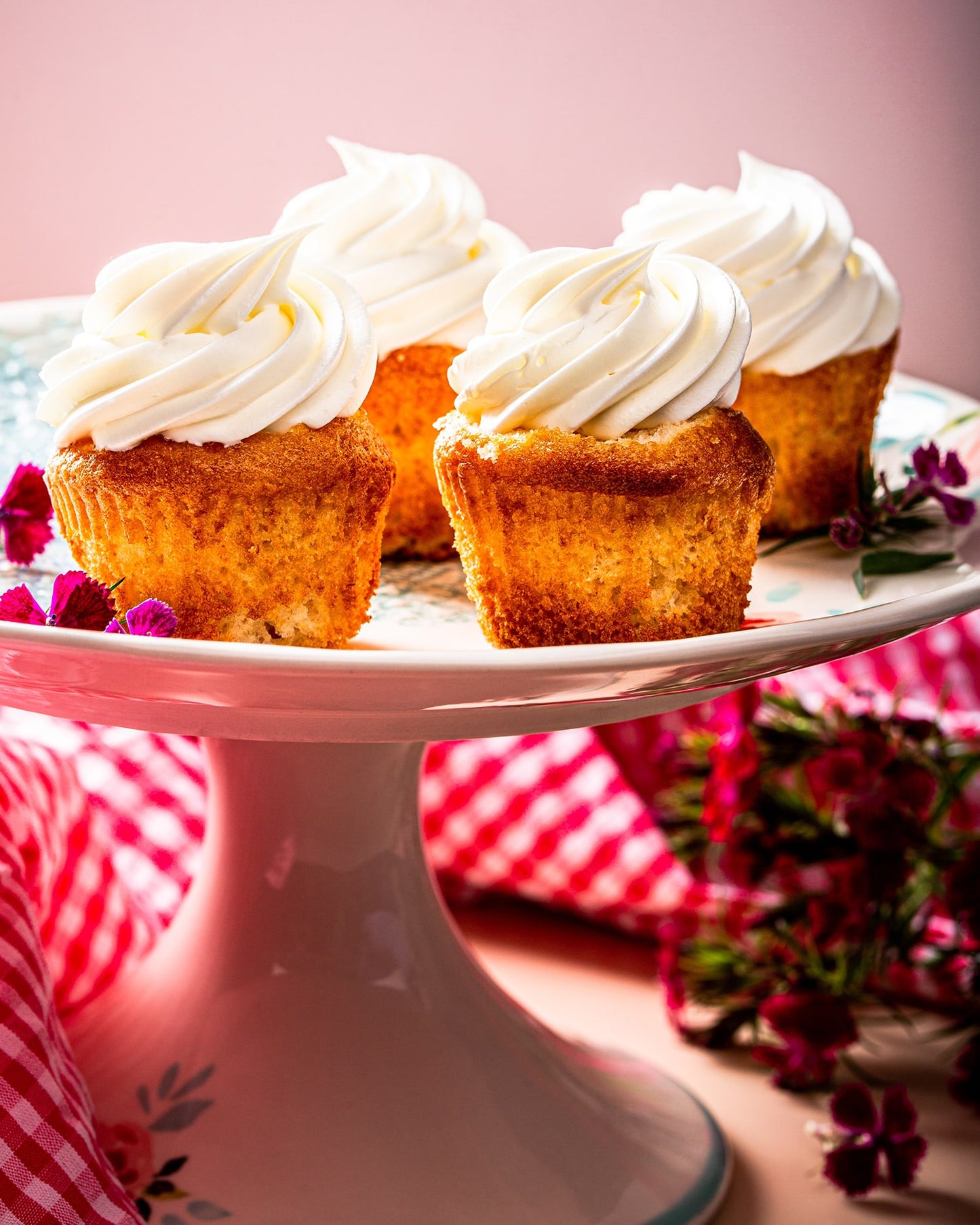 Eggless Vanilla Cup Cake