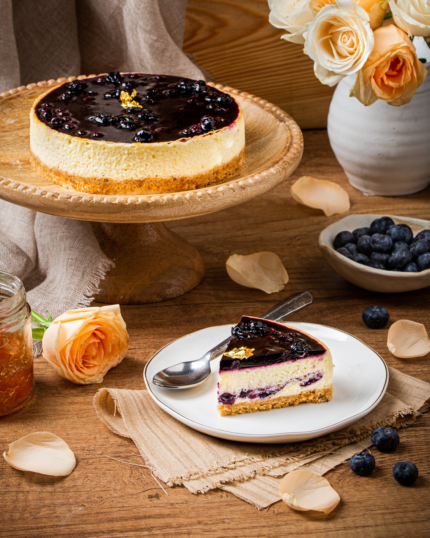 Blueberry Cheese Cake (500gms)