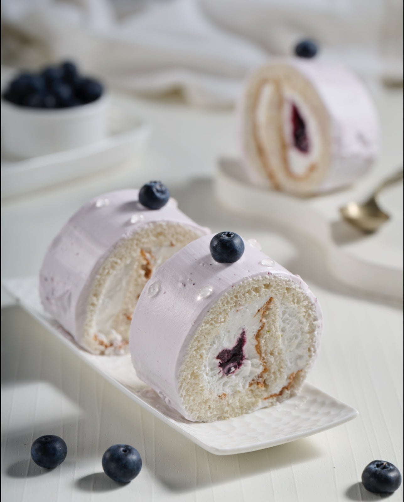 Blueberry Swiss Roll