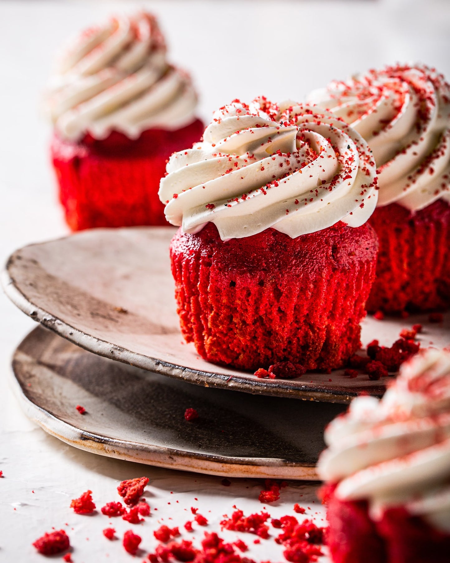 Eggless Red Velvet Cup Cake